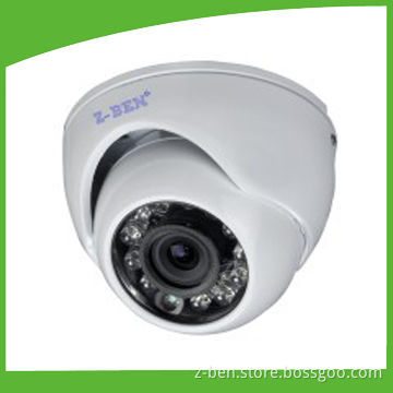 Color CCD Dome Camera with 3.6mm Lens, 420 to 700TVL Resolutions and 10m IR Distance